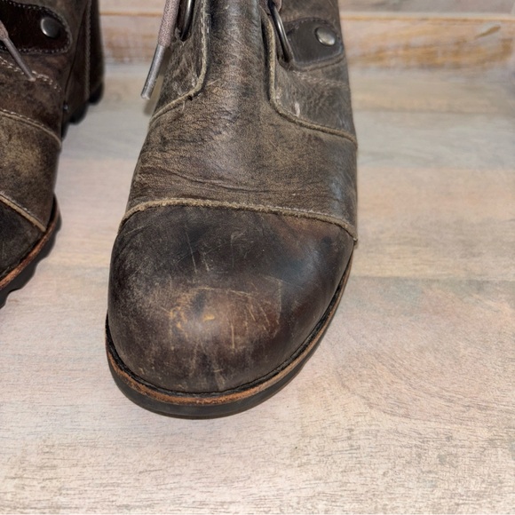 Sorel Women's Joan of Arctic Wedge II Women’s Brown Leather Lace Up Boots Sz‎ 8 - Picture 3 of 16